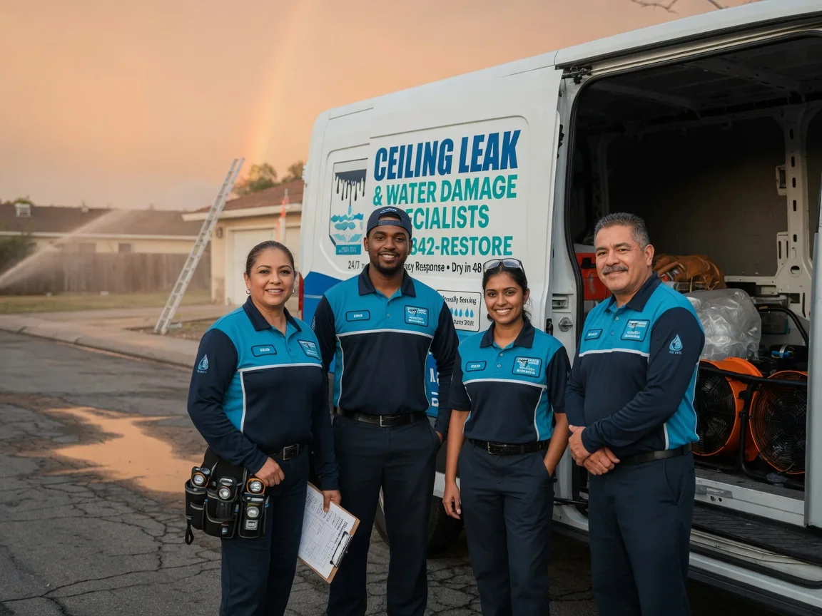 Ceiling Leak Cleanup company in Mccaulley, TX