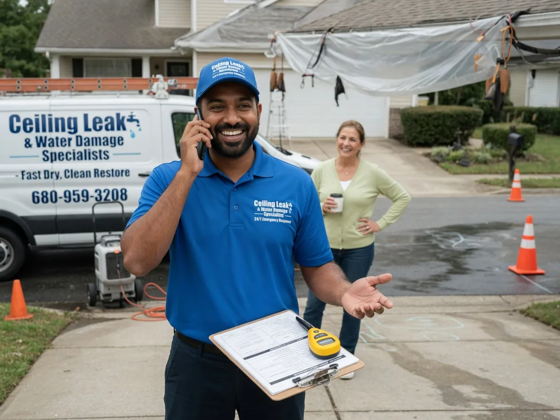 Ceiling Leak Cleanup Mccaulley, TX FAQs